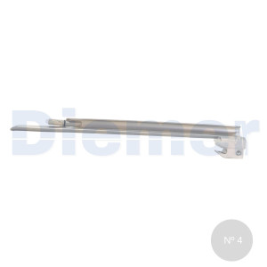 Pala Laringoscopio Luz Convencional Miller Nº 4 Stainless Pala Laringoscopio Luz Convencional Miller Nº 4 Stainless